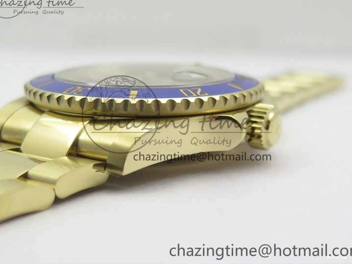 MiroTime 0506 Submariner 41mm 126618 LB YG BP Maker Best Edition Blue Dial on YG Bracelet DailyWear 2572